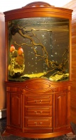Декоративный буфет с аквариумом